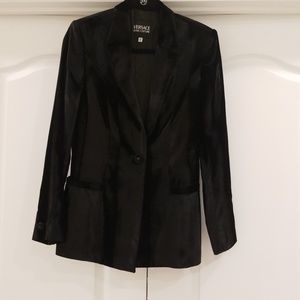 Versace velvet shiny jacket